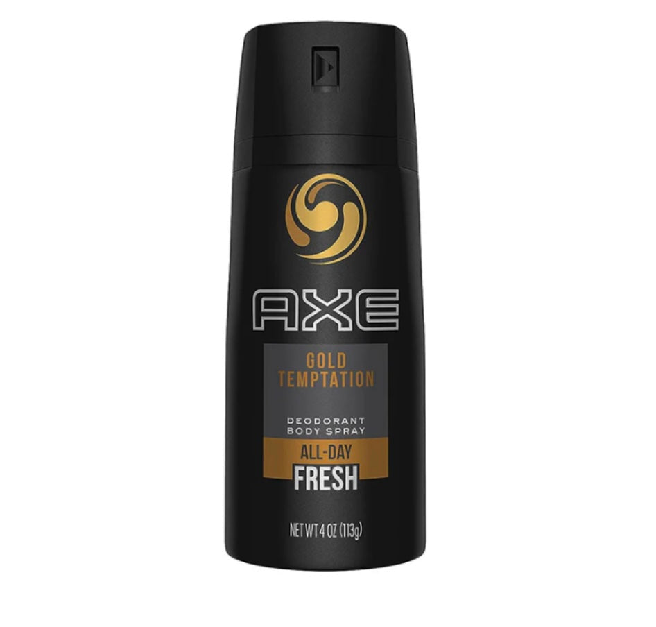 AXE Men’s Body Spray Deodorant Gold Temptation 5oz