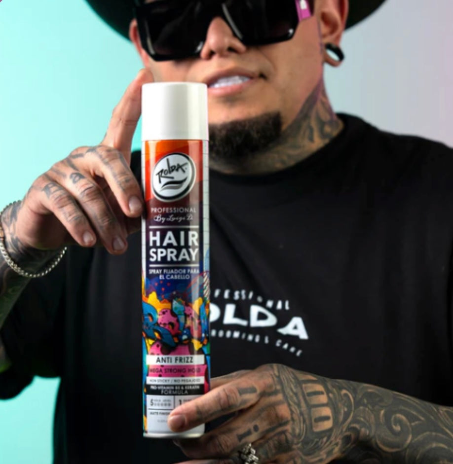 Rolda – Mega Strong Hold Hair Spray | Matte Finish, Pro-Vitamin B5 13.5oz
