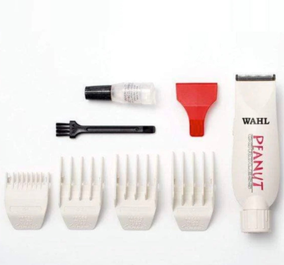 Wahl Cordless Peanut Trimmer White -smooth body #8663
