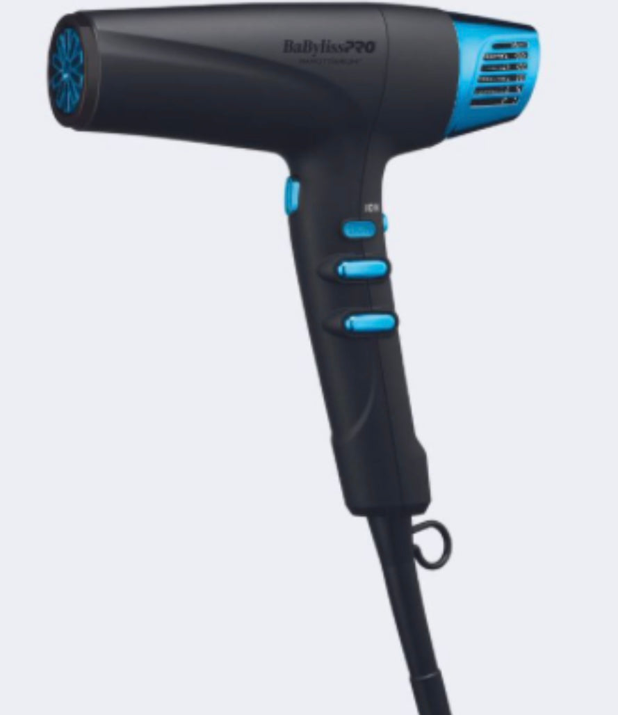 BabylissPRO Nano Titanium™ Limited Edition Black & Blue Professional High-Speed Dual Ionic Dryer BNTMB9100