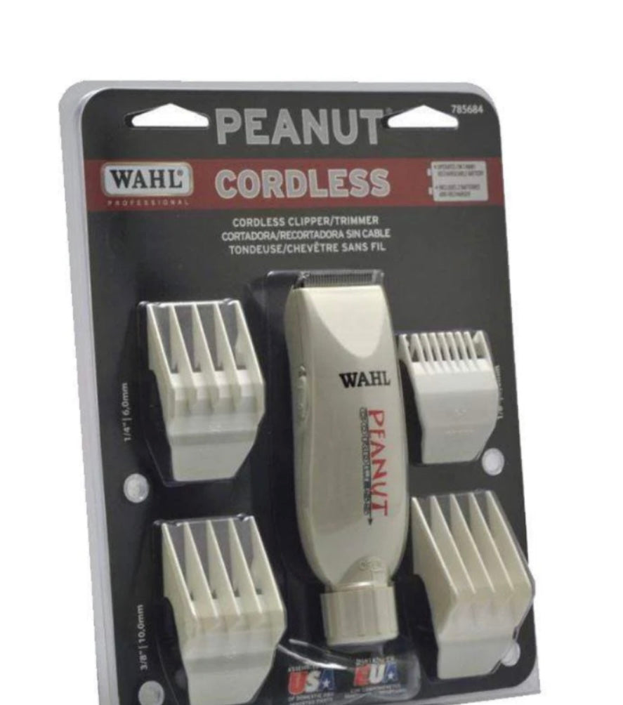 Wahl Cordless Peanut Trimmer White -smooth body #8663