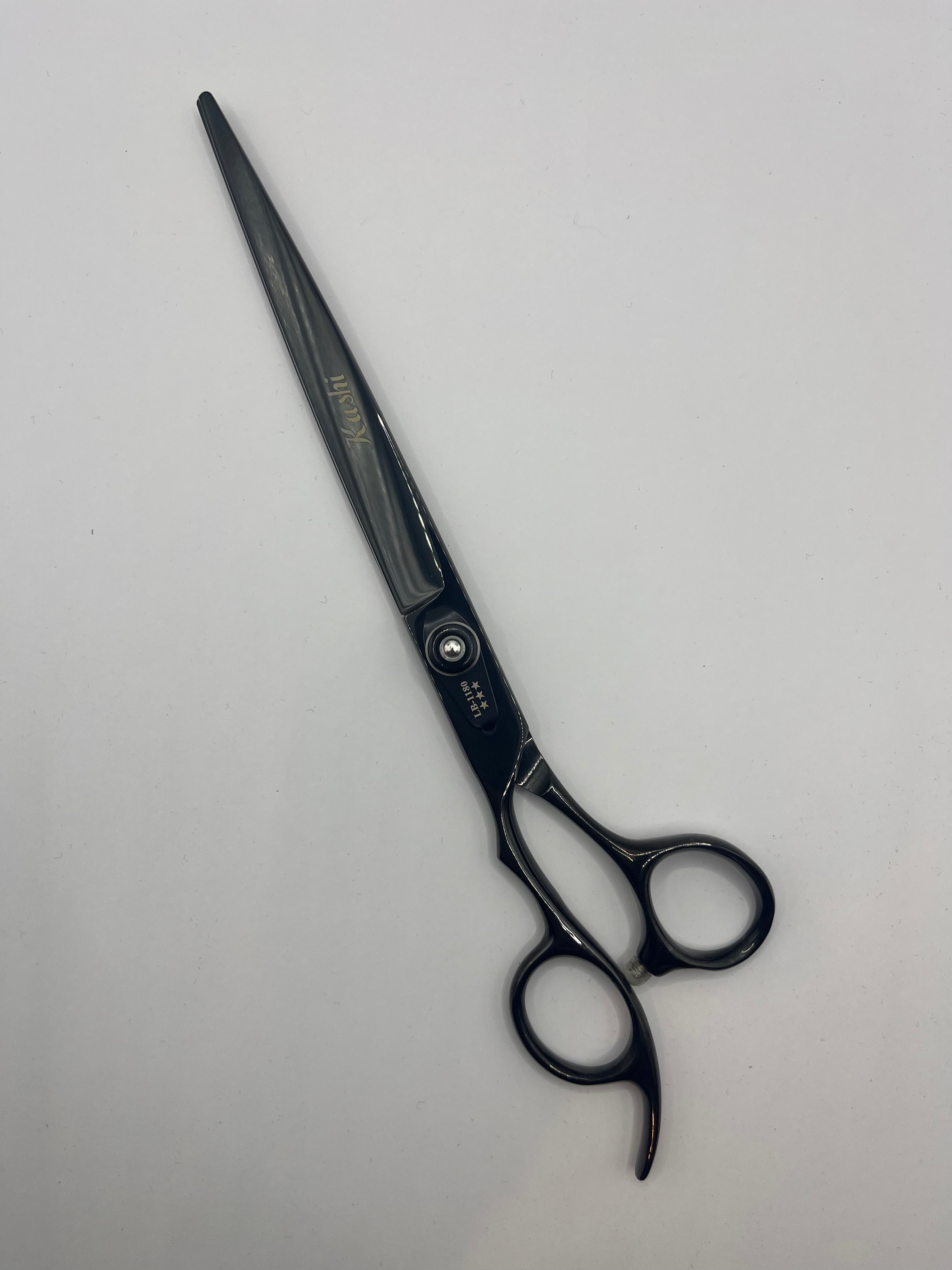 Kashi LB-1180 Professional Cutting Hair left-handed scissors Black Color 8 inch
