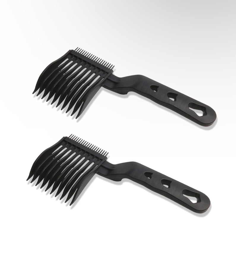 2 Pieces Barber Fade Combs, Professional Hair Cutting Comb Heat Resistant FlatTop Comb