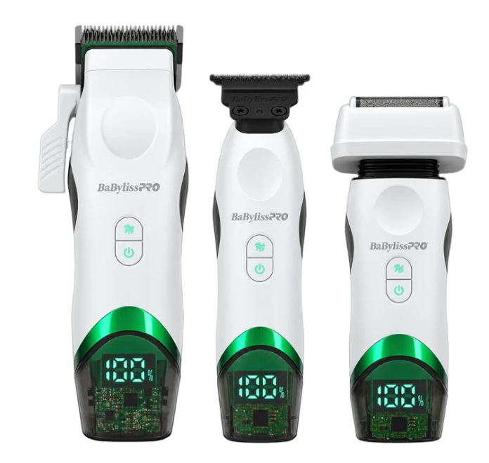 BabylissPRO x Tomb45 Limited Edition Wireless Charging Clipper, Trimmer & Double-Foil Shaver Set