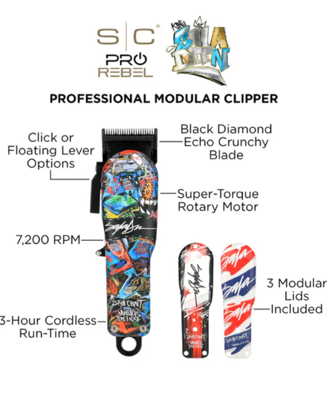 Stylecraft S|C rebel cordless clipper king saladeen limited edition #SC613M