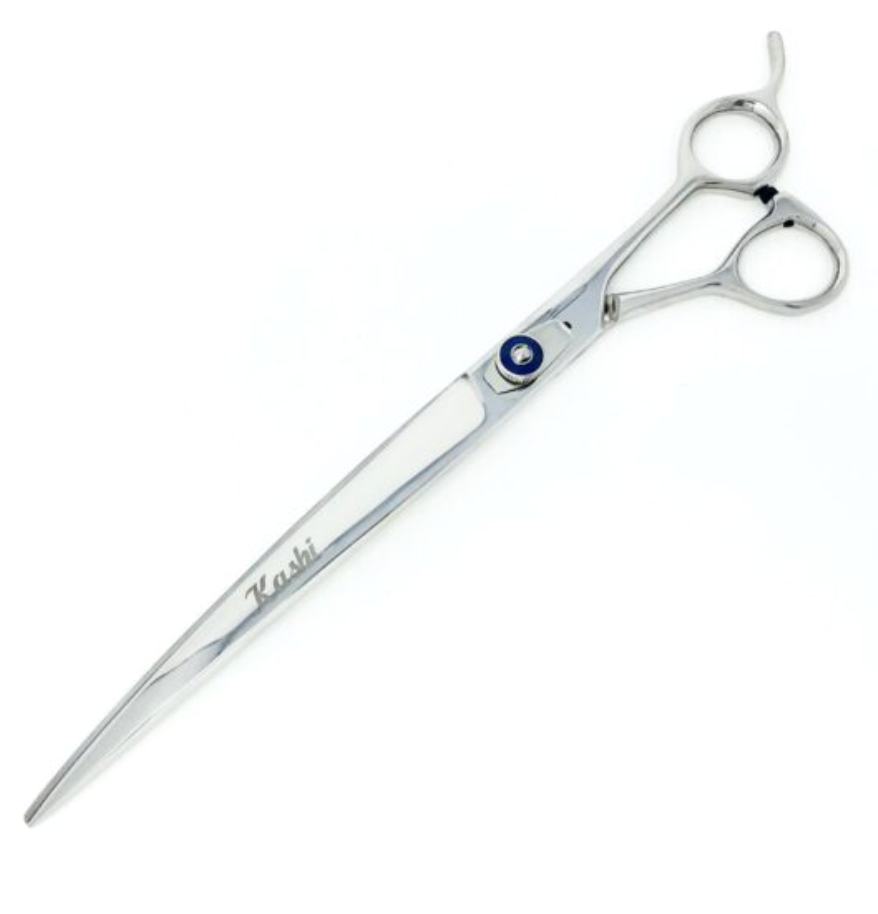 KASHI japanese silver cobalt steel curved shear 8"