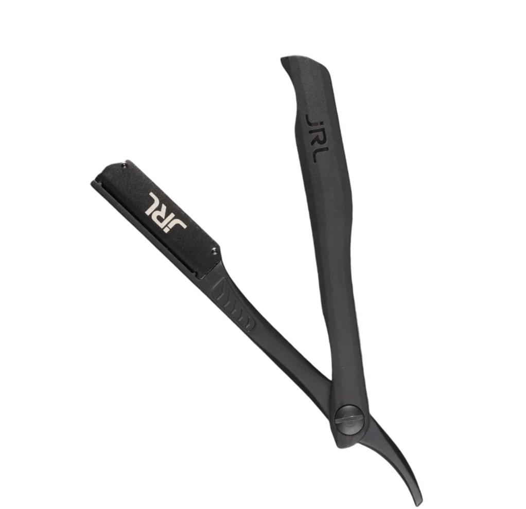 JRL Magnetic Straight Edge Razor black