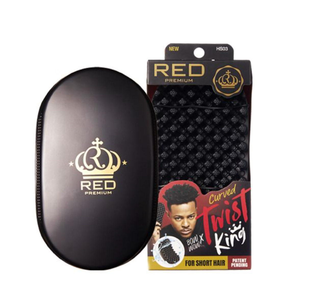 Red by Kiss Bow Wow X Curved & Dense Premium Twist King | Twist Sponge Brush