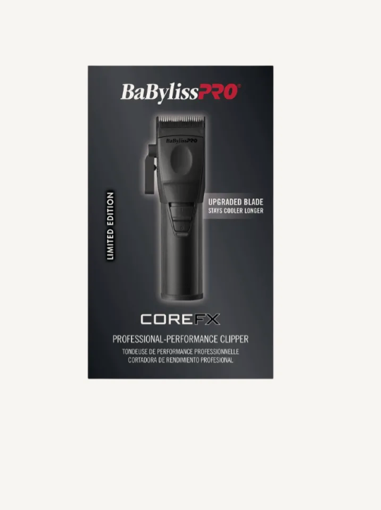 BaBylissPRO CoreFX Cordless Clipper - Matte Black (FX86MB)