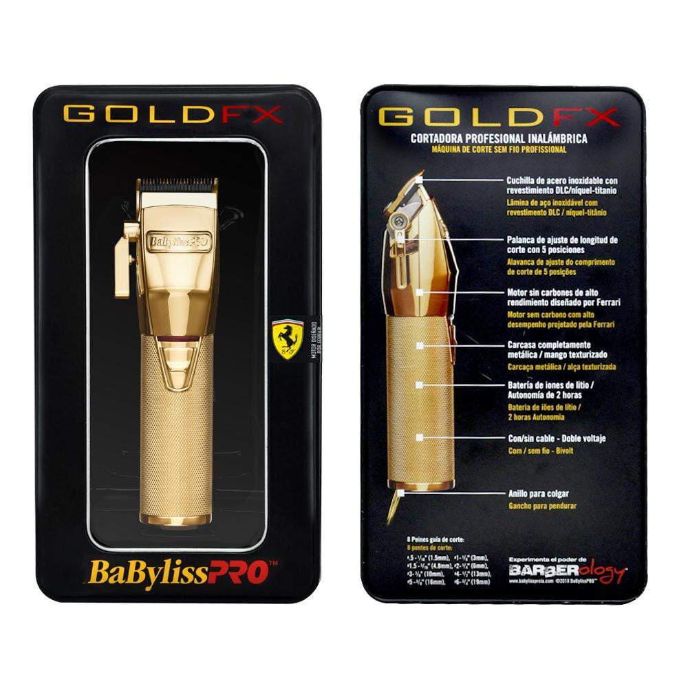 BabylissPRO Goldfx cordless clipper li FX870G
