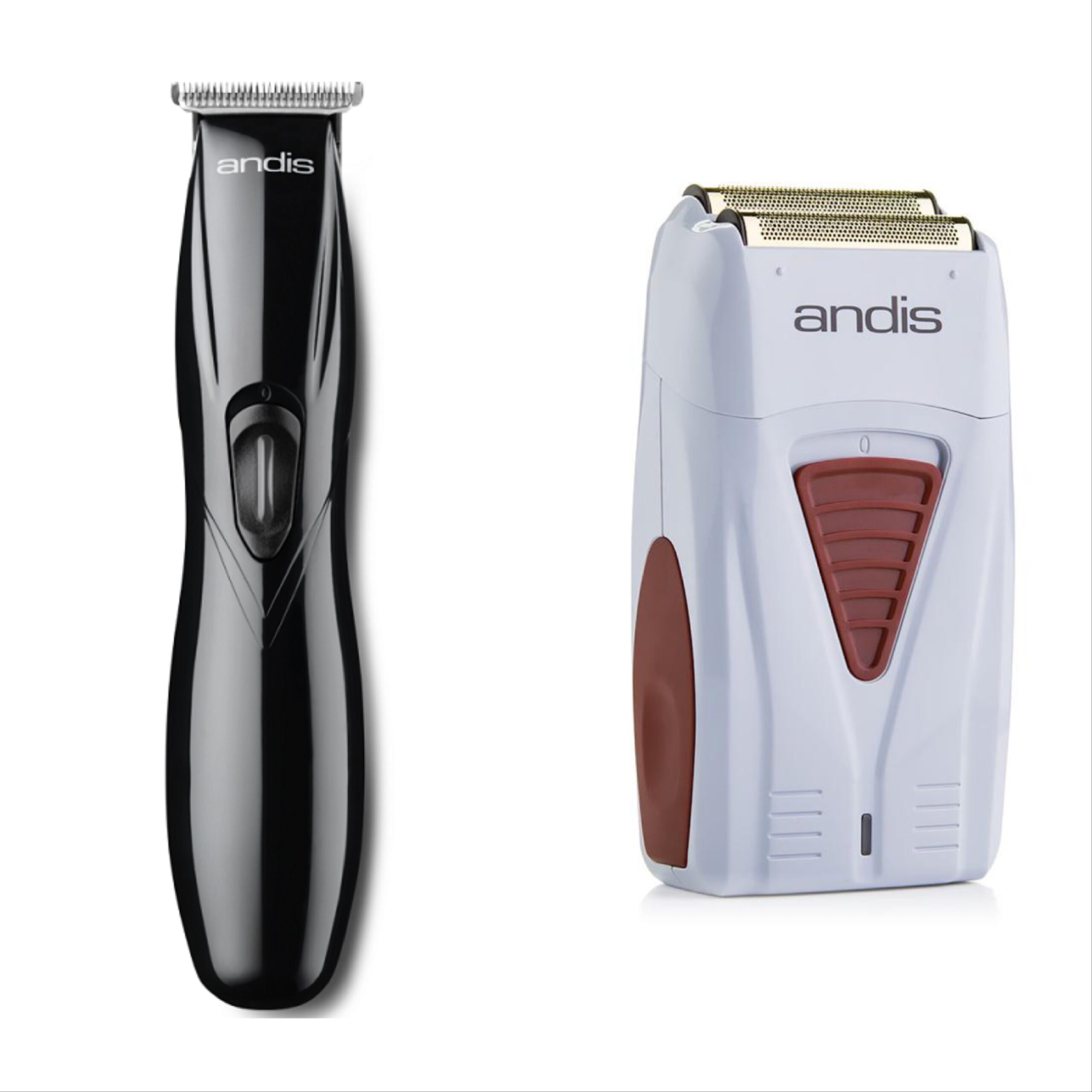 Andis 2pc Cordless Combo – Cordless Slimline black, Cordless Foil Shaver