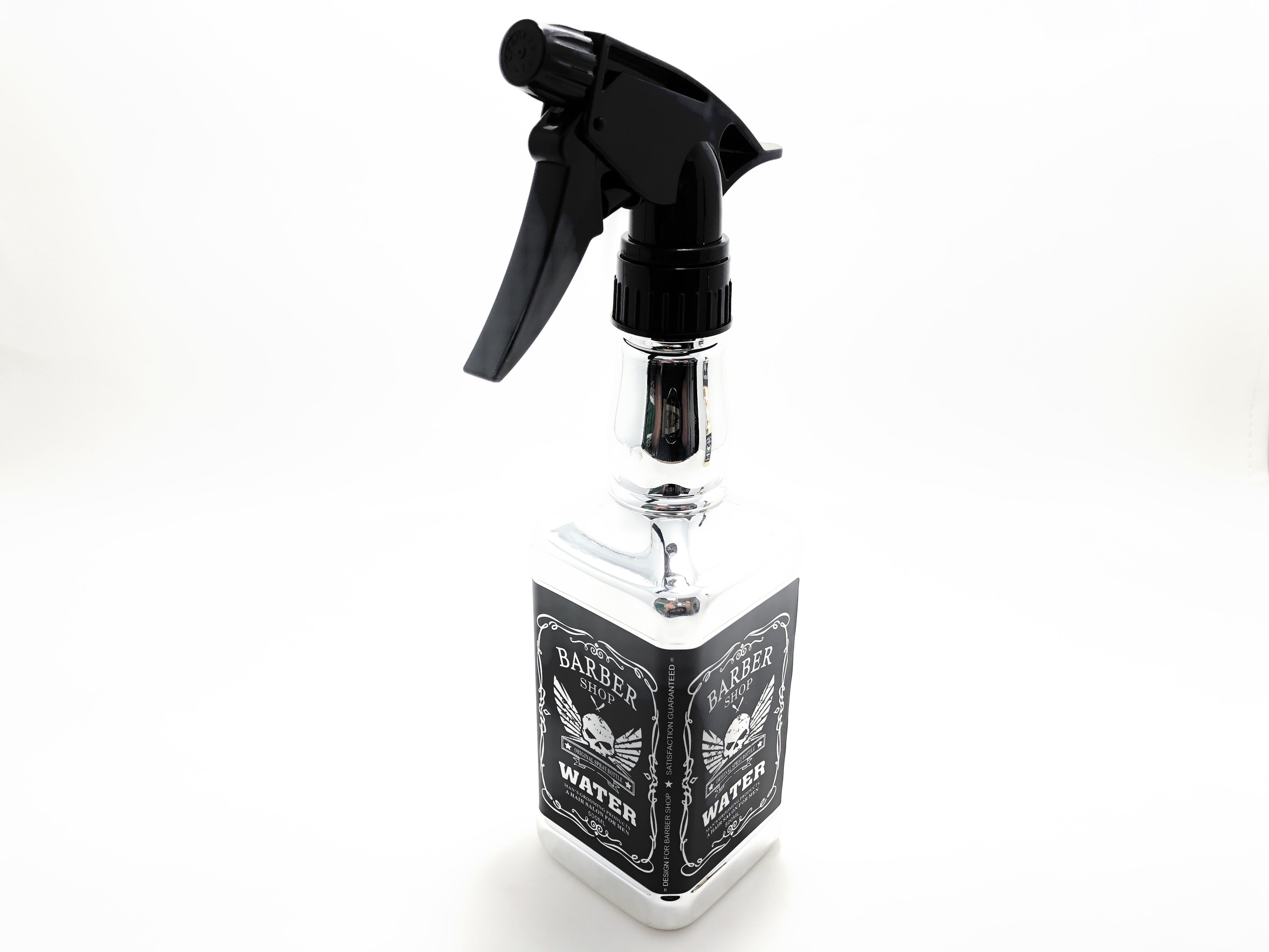 Barbershop Water Bottle silver 500ml