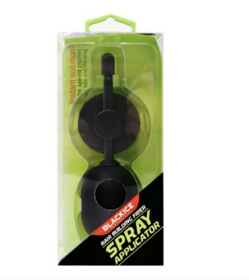 BlackIce Hair Building Fiber Screw On Applicator pump - also fits toppik xfusion