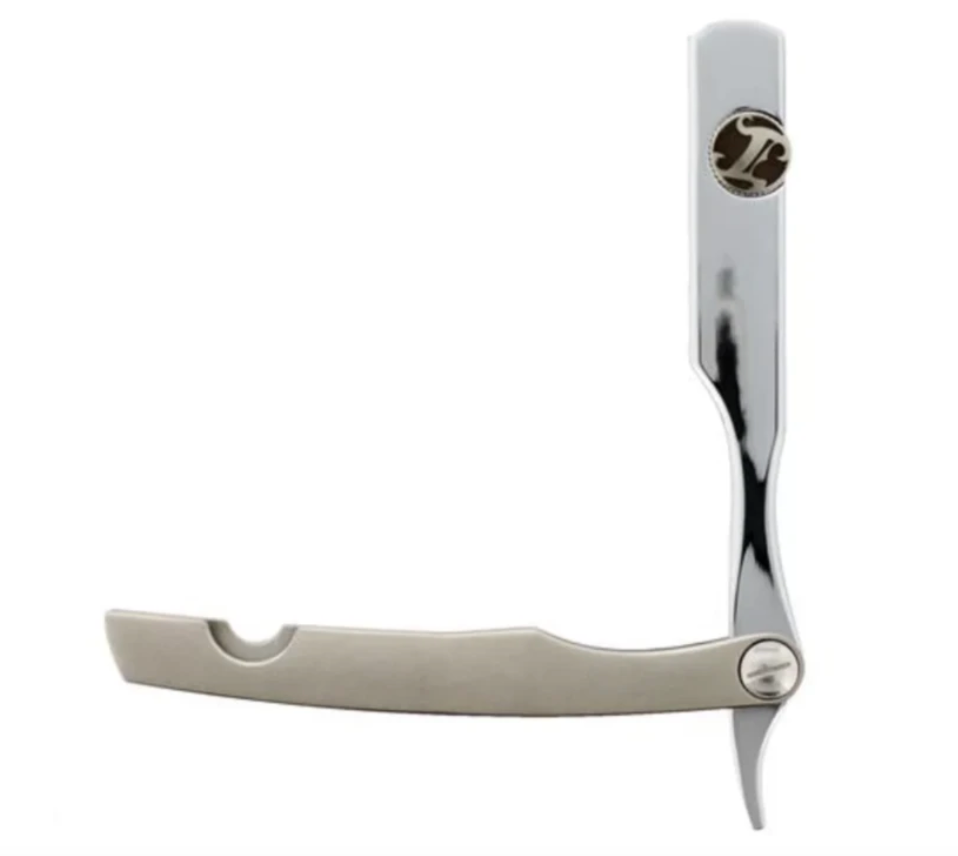 Irving barber co. CHROME & NICKEL Razor holder