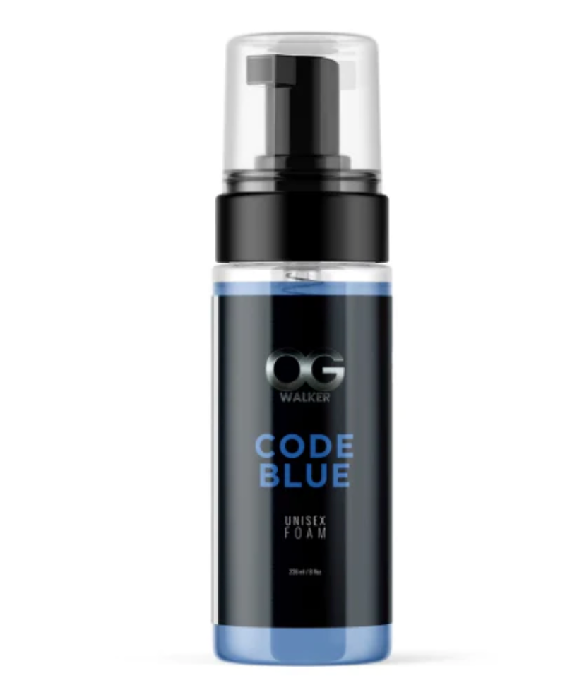 OG WALKER code blue Retention Foam Max Hold 8oz
