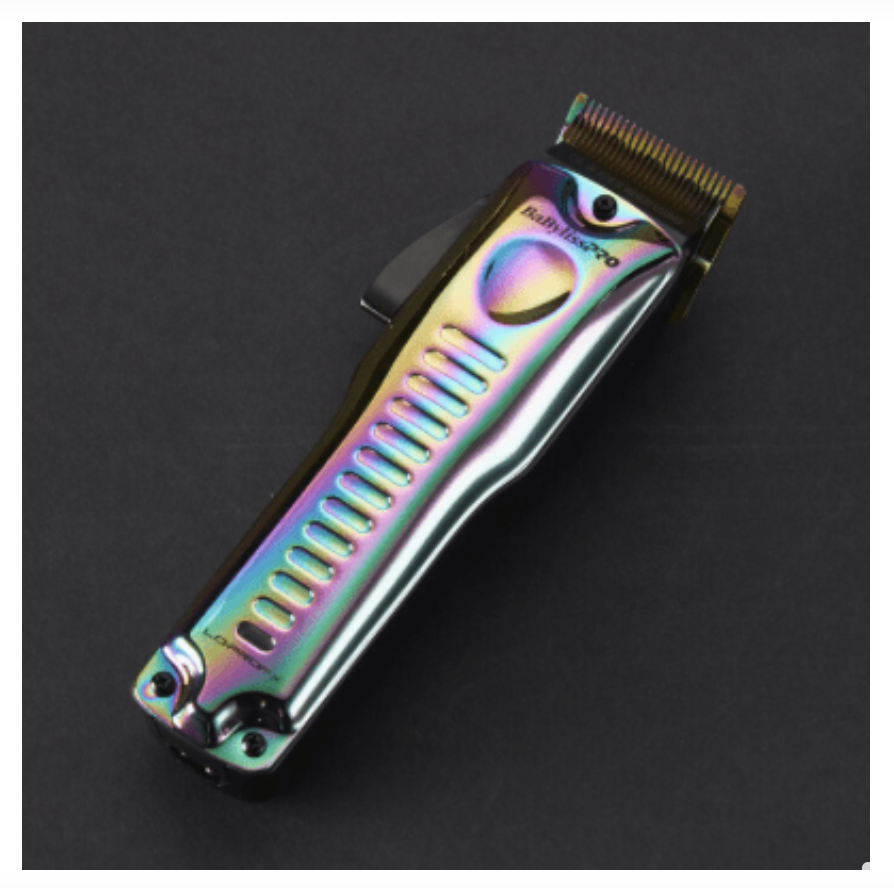BABYLISSPRO LO-PROFX LIMITED EDITION IRIDESCENT HIGH-PERFORMANCE CORDLESS LOW-PROFILE CLIPPER #FX825RB