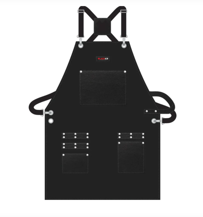 Blackice Professional Signature Series Barber Apron – Classic Black BVE011BLA