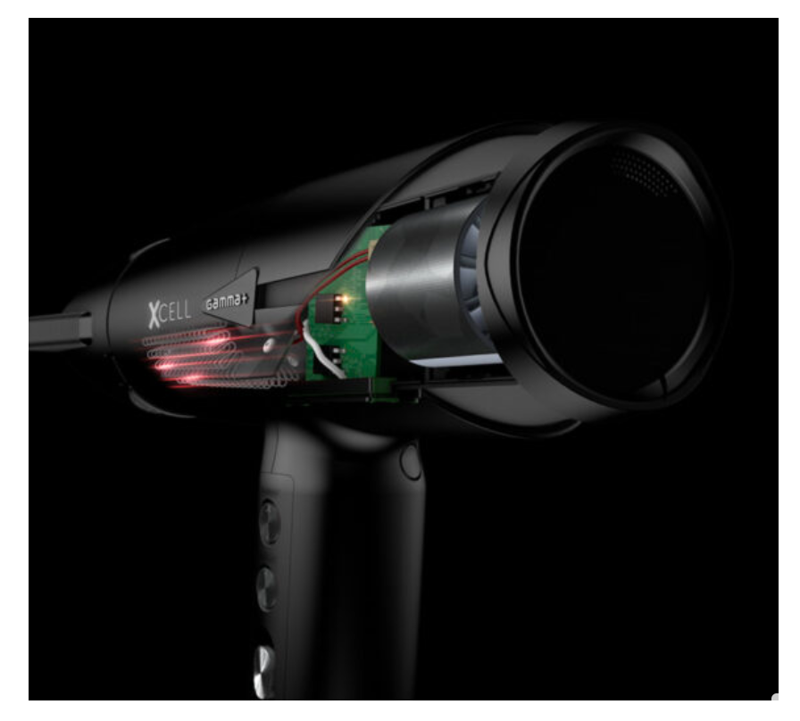 Gamma+ Xcell Ionic Technology Hair Dryer Blower – RED