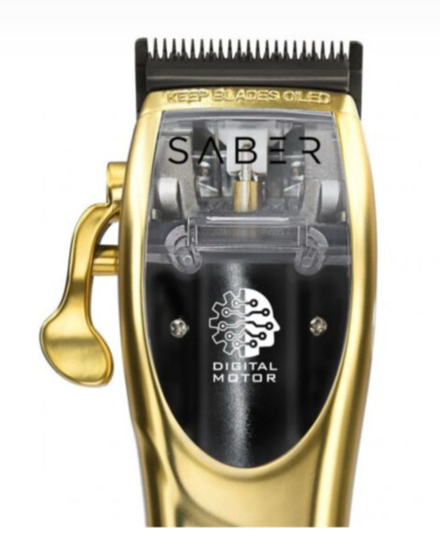 StyleCraft S|C Saber Combo – Gold Metal Body Cordless Clipper & Gold Trimmer Duo