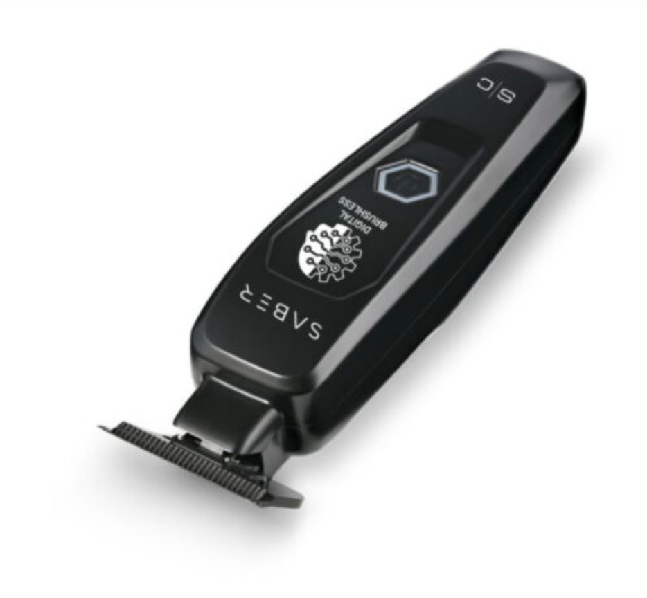 StyleCraft S|C SABER Professional Full Metal Body Digital Brushless Motor Cordless Trimmer – Black