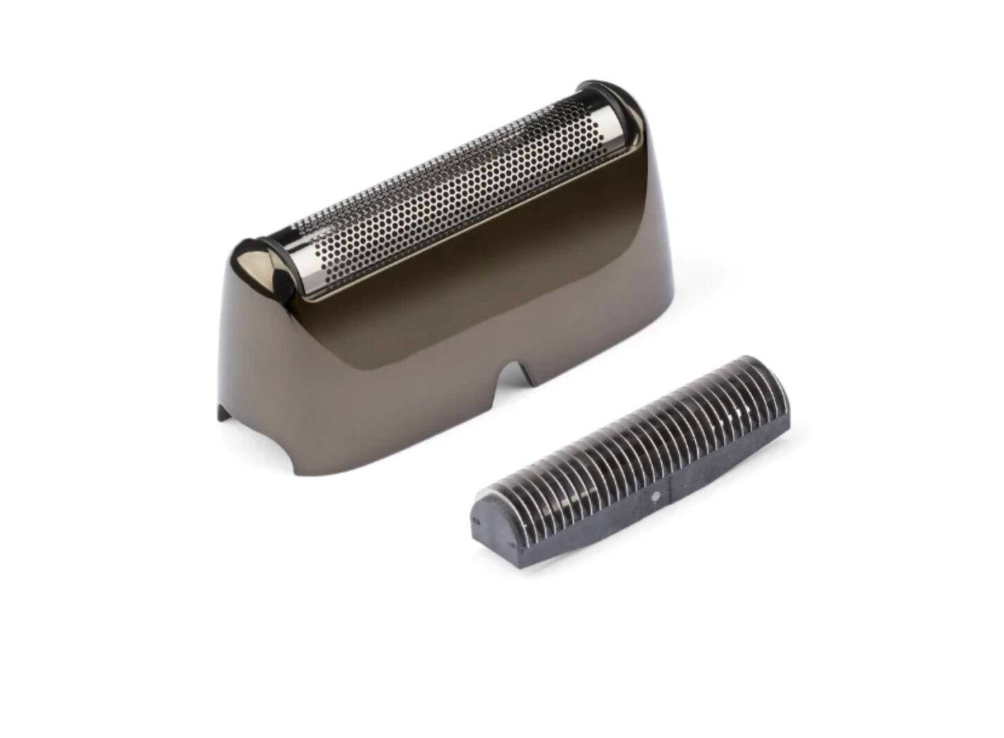 Offset Sigle-Foil System Hypoallergenic black titanium foils The replacement Foil Head Includes 1 Cutters For the UV Single foil shaver