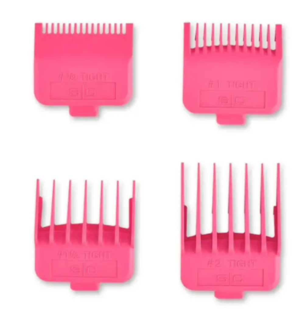 STYLECRAFT S|C Tight Guards – Barber Hairstylist Dub Neodymium Plastic, 4 Assorted Sizes