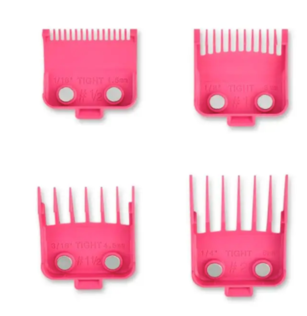 STYLECRAFT S|C Tight Guards – Barber Hairstylist Dub Neodymium Plastic, 4 Assorted Sizes