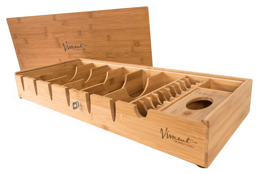 Vincent Bamboo Counter Top Barber Tray 8 - natural #VT10200