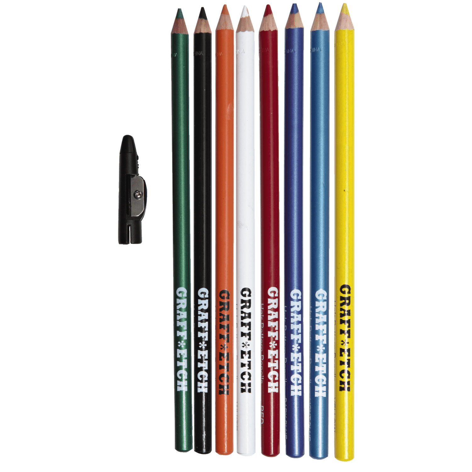 GraffEtch Colored Pencils 8 set