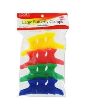 looks colorful butterfly large hair clamps #3994
