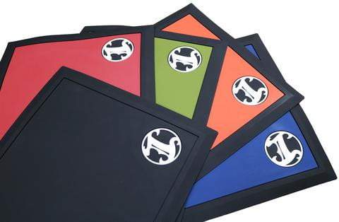 Irving barber co. station mat 19''x13'' multiple colors