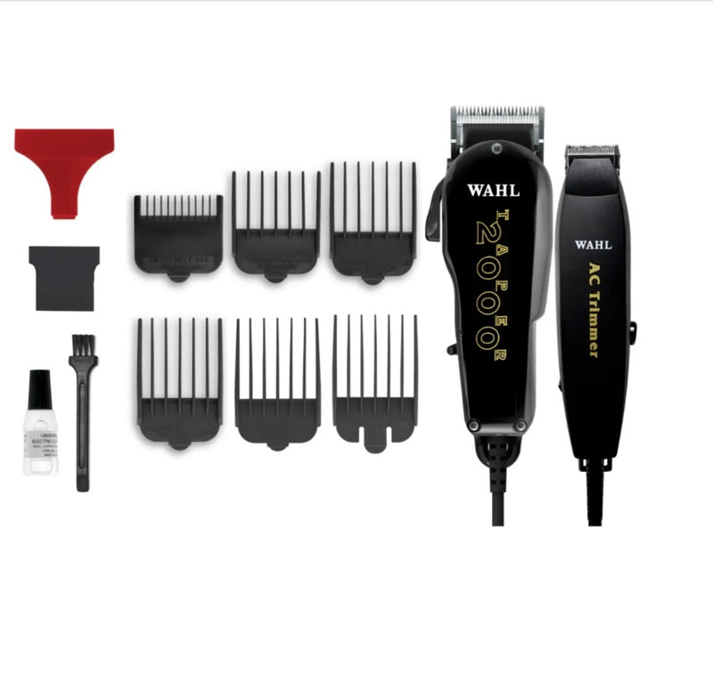 Wahl Professional Essentials Combo -Taper 2000 Clipper and AC Trimmer