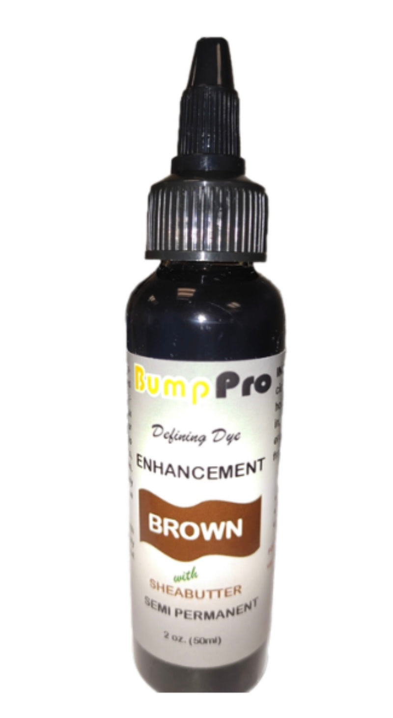 BumpPro Defining Hair Dye — BROWN For Portable Air Compressors 2oz