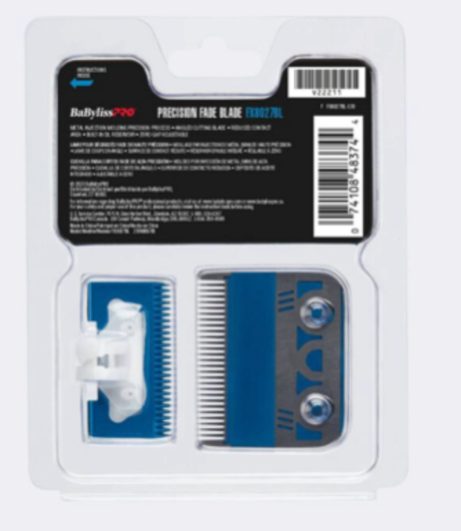 BABYLISSPRO BLUE TITANIUM METAL-INJECTION MOLDED PRECISION FINE DETAILING BLADE 27 TEETH -FX8027BL