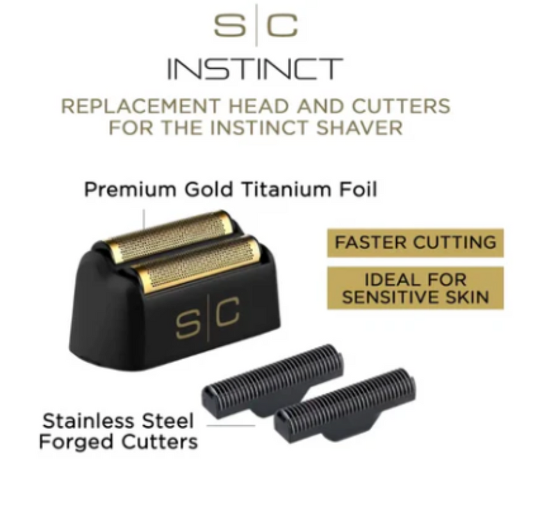 StyleCraft Instinct Foil Shaver Replacement Foil & Cutter Set