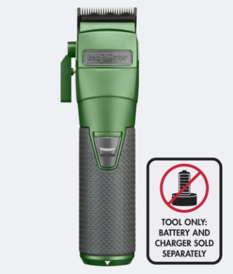 BABYLISSPRO FXONE LIMITED EDITION MATTE- GREEN ALL-METAL CLIPPER -TOOL ONLY LFX899GC