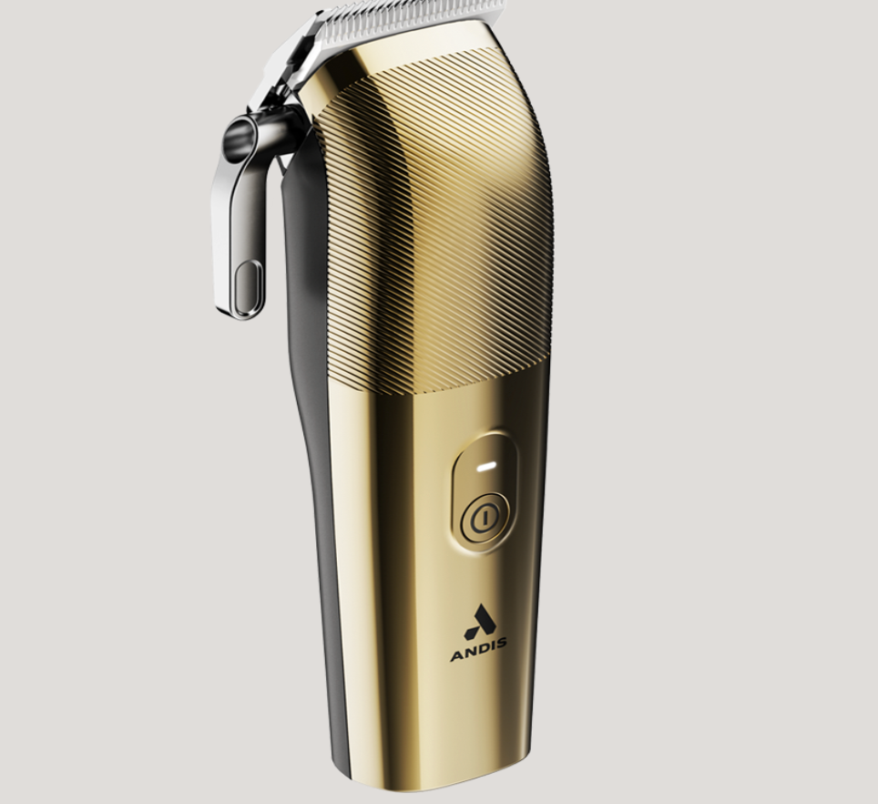 ANDIS ENVY II PREMIER CORDLESS CLIPPER WITH PHAZE BLADE – GOLD