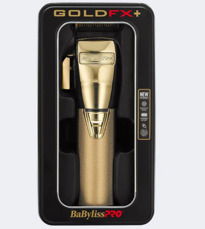 BABYLISSPRO GOLDFX+ ALL-METAL LITHIUM CLIPPER FX870NG