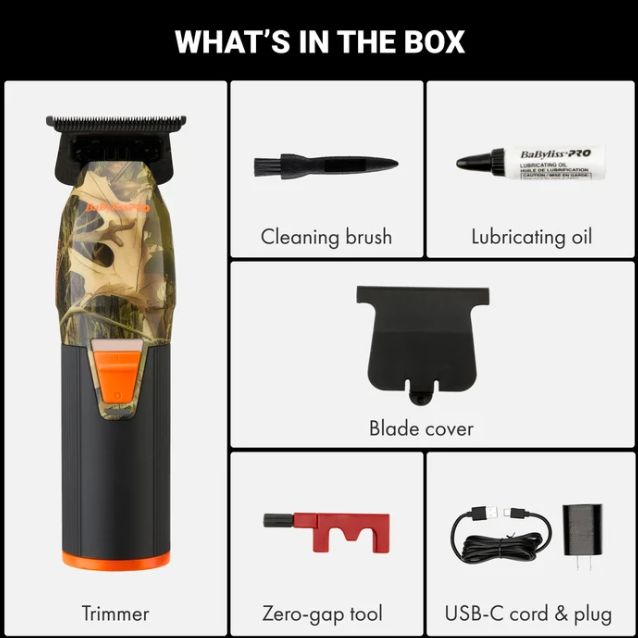 BabylissPRO CoreFX Cordless Trimmer - Camo FX76CAM