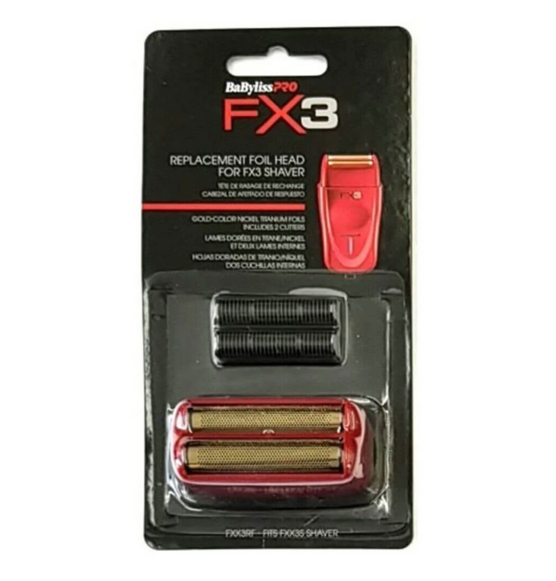 BaBylissPRO FXX3RF Replacement foil & cutters – For Red FX3 Shaver
