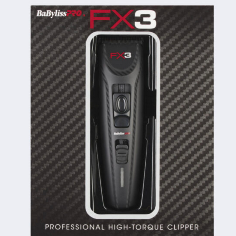 Babylisspro Black FX3 Collection – Clipper, Trimmer, Shaver & travel case