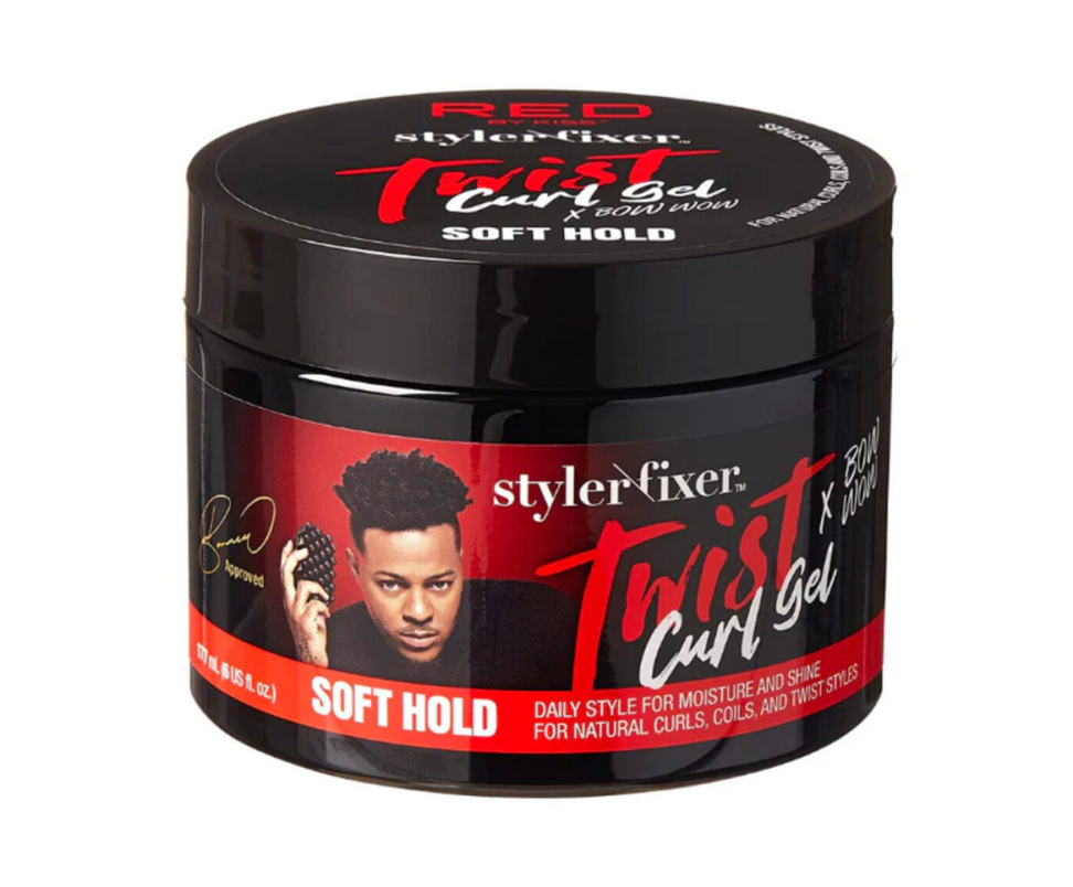 Red by Kiss Styler\Fixer Twist Curl Gel  X BowWow  “Soft Hold” 6oz #STG01