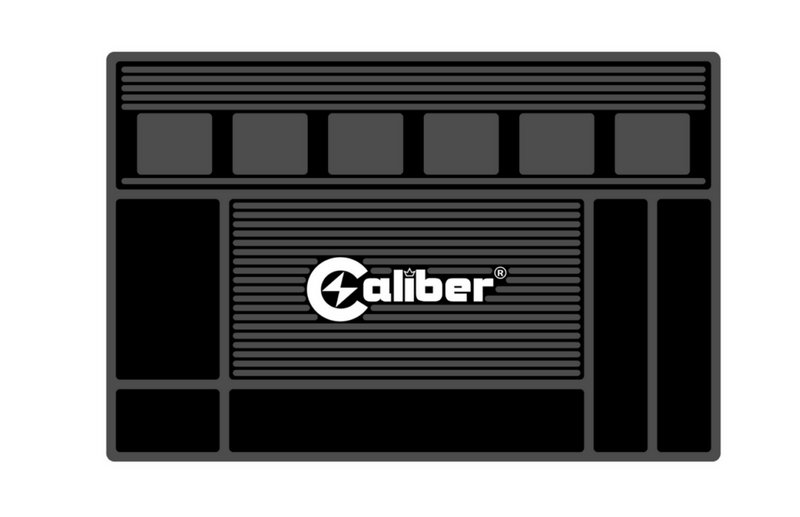 CaliberPRO MAGNETIC BARBER STATION MAT – 6 MAGNETIC SPOT HOLDER