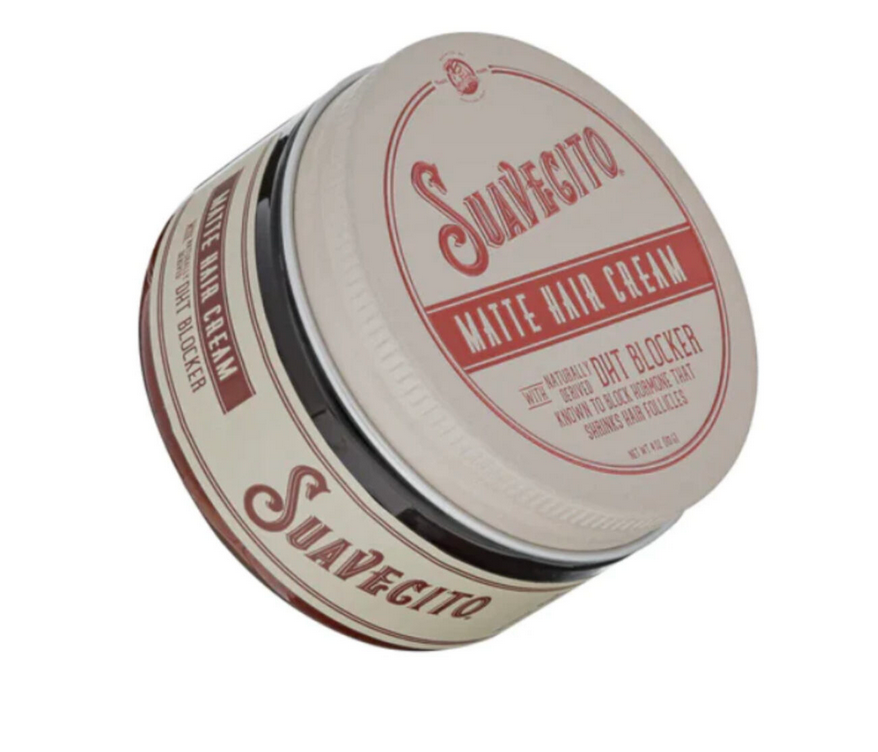 Suavecito Matte Hair Cream with DHT Blocker 4oz