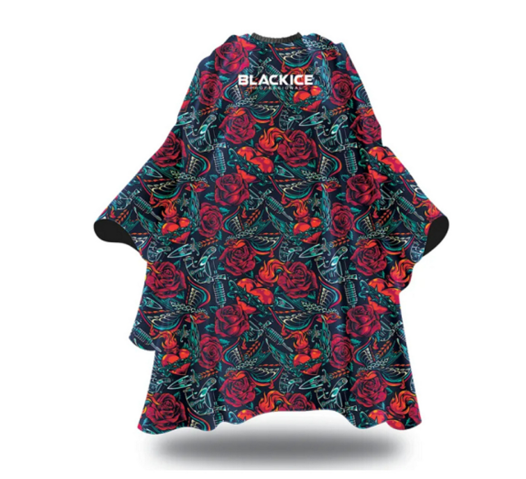 BlackIce TATTOOIZM Barber Cape #BVE009TAT