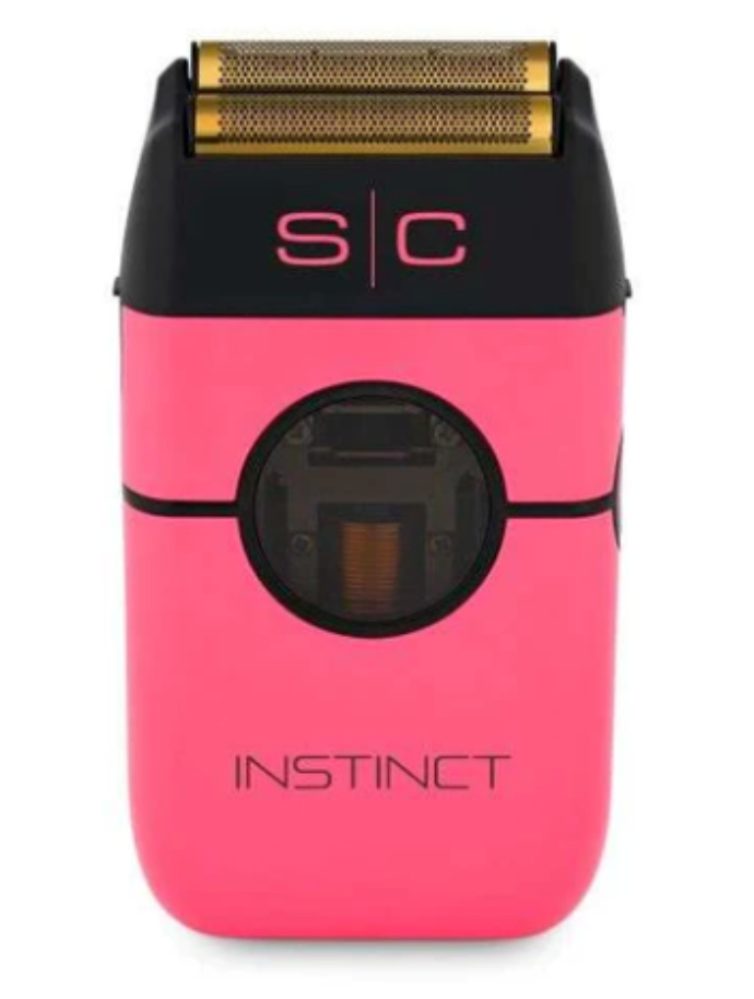 StyleCraft Instinct Metal Double Foil Shaver w/ IN2 Vector Motor & Intuitive Torque Control – Pink