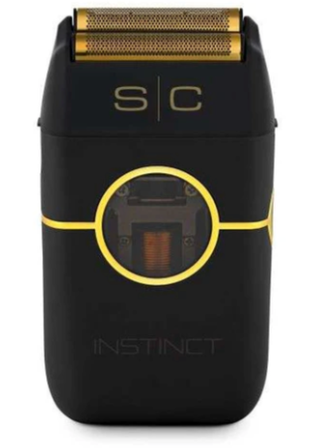 StyleCraft Instinct Metal Double Foil Shaver w/ IN2 Vector Motor & Intuitive Torque Control – Black