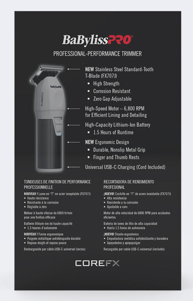 BabylissPRO COREFX Trimmer #FX76