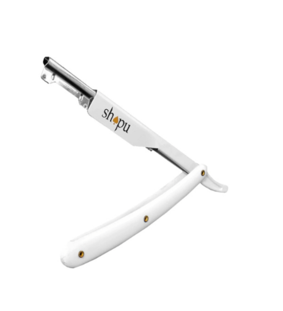 Shapu White Exposed and Non-Exposed Razor Holder