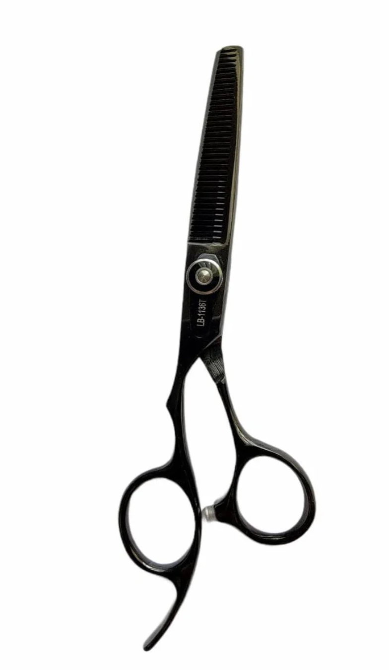 Kashi LB-1136T Professional Hair Thinning scissors for Left-Handed, 6 inch Black Color 36 Teeth Lefty